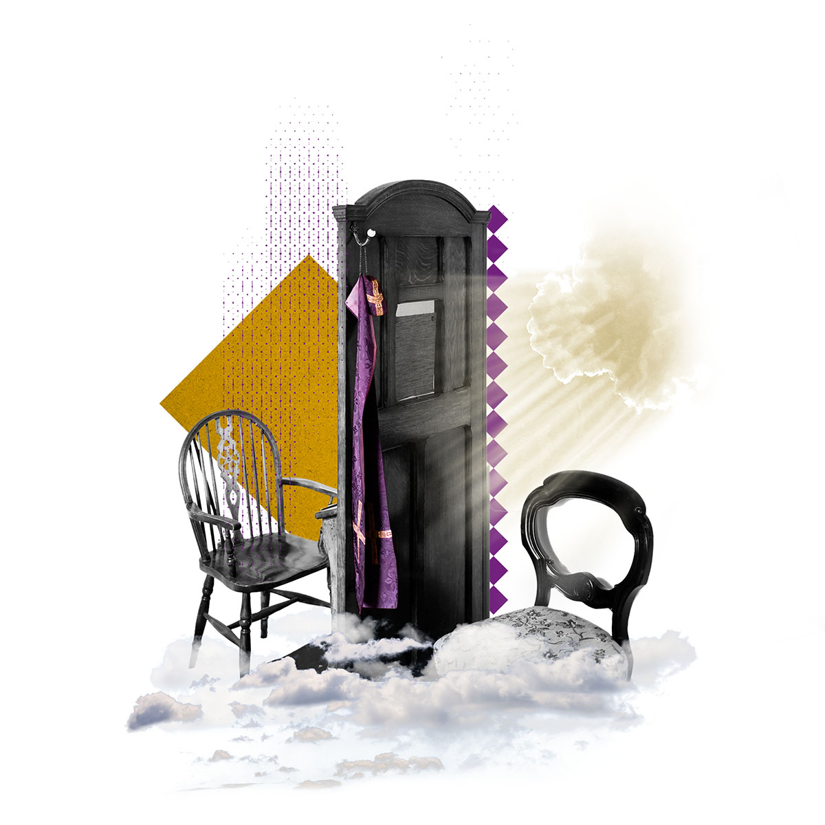 Konfesjonał w klasztorze franciszkanów w Zielonej Górze – sakrament spowiedzi i pojednania.